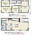 間取り：家族の様子を感じながらお料理できるリビングとの一体感のある開放的なLDK、服や季節物だけでなく、趣味のアイテムもたっぷり収納可能なWIC付き♪