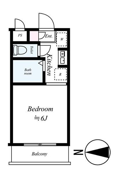 グランヴァン四谷三丁目 203｜東京都新宿区四谷４丁目(賃貸マンション1K・2階・18.30㎡)の写真 その2