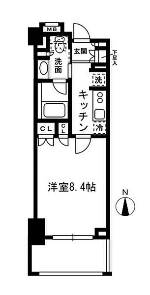 レジディア中落合　B棟 B309｜東京都新宿区中落合１丁目(賃貸マンション1K・3階・26.86㎡)の写真 その2