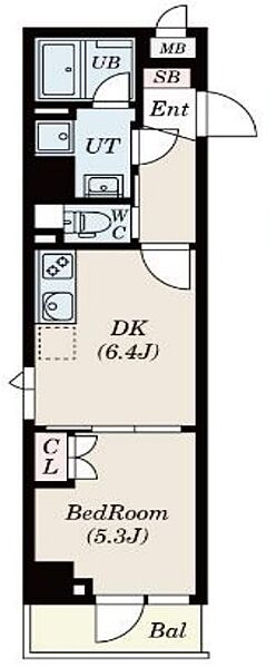 パセオ本所吾妻橋 401｜東京都墨田区本所３丁目(賃貸マンション1DK・4階・31.63㎡)の写真 その2