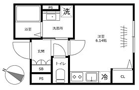 レヴァンテ（Levante） 402 ｜ 東京都荒川区西日暮里６丁目14-48（賃貸マンション1R・4階・18.87㎡） その2