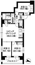 クリオ文京小石川 405 ｜ 東京都文京区小石川１丁目13-9（賃貸マンション3LDK・4階・65.58㎡） その2