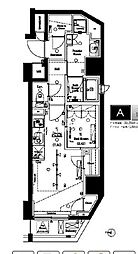 アクサス渋谷初台（AXAS渋谷初台） 5階1DKの間取り