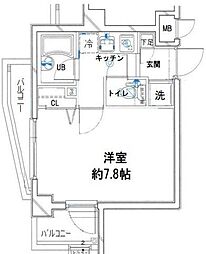 間取図画像 1K