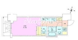 RBM半蔵門レジデンス 1Kの間取図画像