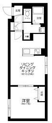 セントラルガーデンレジデンス東京 1LDKの間取図画像