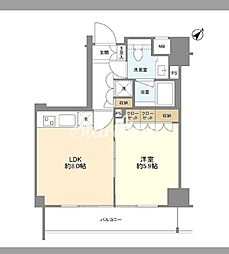 クオリア代々木 1LDKの間取図画像