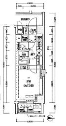 アーバンファースト錦糸町 1Kの間取図画像