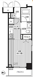 グランハイツ錦糸町 1Kの間取図画像