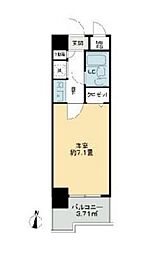 ライオンズマンション大島第2 ワンルームの間取図画像