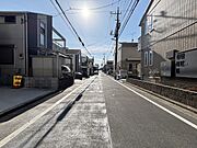 前面道路の写真