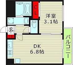 セレニテ東三国ミラク  ｜ 大阪府大阪市淀川区東三国２丁目（賃貸マンション1DK・10階・25.53㎡） その2