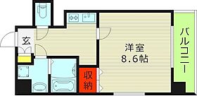 Amabile森之宮  ｜ 大阪府大阪市東成区中道１丁目（賃貸マンション1K・3階・25.16㎡） その1