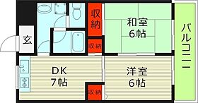 グランドシャトー鴫野  ｜ 大阪府大阪市城東区天王田（賃貸マンション2LDK・5階・43.00㎡） その2