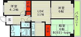 エクセレント高殿  ｜ 大阪府大阪市旭区高殿６丁目（賃貸マンション3LDK・2階・61.60㎡） その2