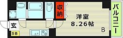 イデアル城東 2階1Kの間取り
