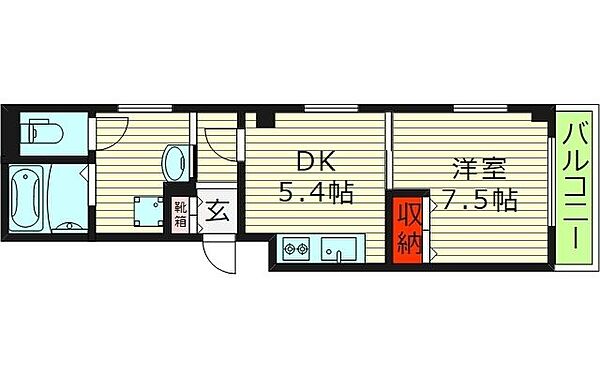 大阪府大阪市鶴見区放出東３丁目(賃貸マンション1DK・3階・32.71㎡)の写真 その2