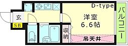 エスリード京橋ステーションプラザ 1Kの間取図画像