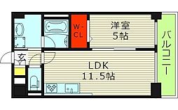ALBAGRANDE 1LDKの間取図画像