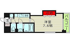 Luxe玉造II  ｜ 大阪府大阪市東成区中本４丁目（賃貸マンション1K・12階・24.75㎡） その2