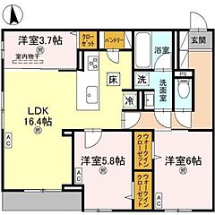 物件の間取り
