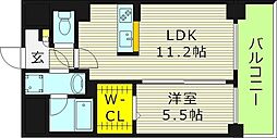 グランシャリオ 1LDKの間取図画像