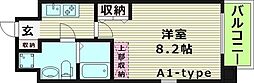 T'S-SQUARE城東野江 1Kの間取図画像