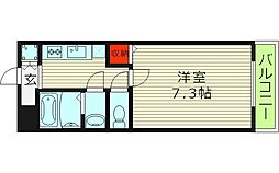 パレス50 1Kの間取図画像