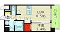 プレリス鶴見緑地グランガーデリア5階8.3万円