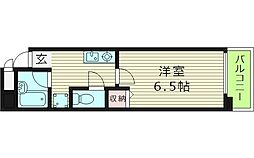 グリーンプラザ城東 1Kの間取図画像
