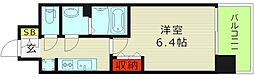 レオンコンフォート京橋 1Kの間取図画像
