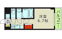 大阪市生野区巽西4丁目マンション 1Kの間取図画像