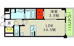 ClaireForesta 1LDKの間取図画像