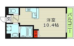 サン守口 ワンルームの間取図画像