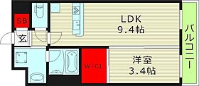 アヴェニール中崎  ｜ 大阪府大阪市北区中崎１丁目（賃貸マンション1LDK・8階・32.72㎡） その2