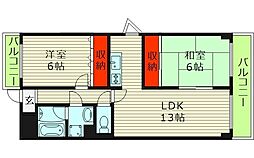 カサエスカーラ 2LDKの間取図画像