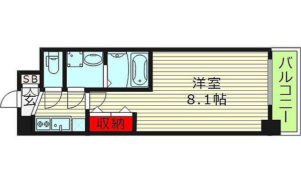 アドバンス大阪フェリシア ｜大阪府大阪市東成区大今里南２丁目(賃貸マンション1K・2階・25.23㎡)の写真 その2