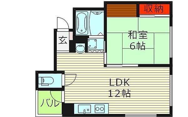 ハイツミツクニ ｜大阪府大阪市城東区成育４丁目(賃貸マンション1LDK・3階・38.88㎡)の写真 その2