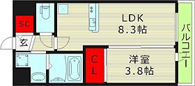 エスリードレジデンス梅田グランゲート  ｜ 大阪府大阪市北区豊崎６丁目（賃貸マンション1LDK・7階・32.17㎡） その2