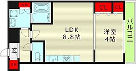 スプランディッドVII  ｜ 大阪府大阪市淀川区加島１丁目（賃貸マンション1LDK・6階・33.67㎡） その2