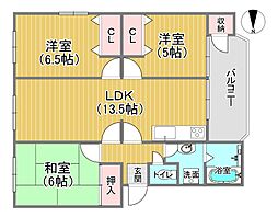間取図画像 3LDK