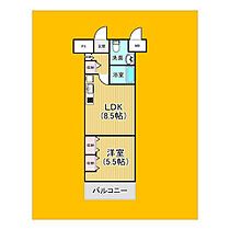 愛知県名古屋市瑞穂区堀田通7丁目19（賃貸マンション1LDK・5階・33.00㎡） その2