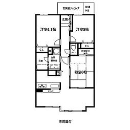 間取図画像 3LDK
