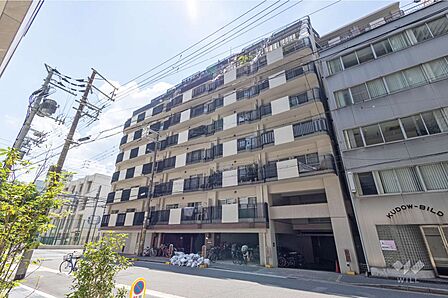 メロディハイム東船場の外観(北東側から)