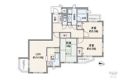 間取図画像 3LDK