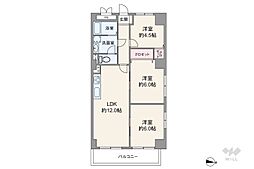 間取図画像 3LDK