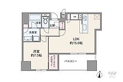 間取図画像 1LDK