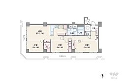 間取図画像 3LDK
