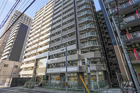 エステムプラザ大手前エヴァースの外観(南東側から)