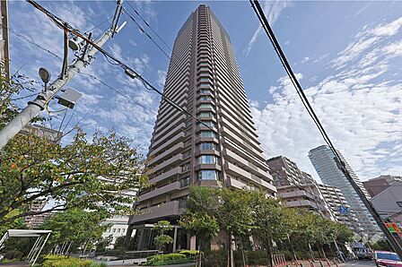 ザ上本町タワーの外観(南西側から)